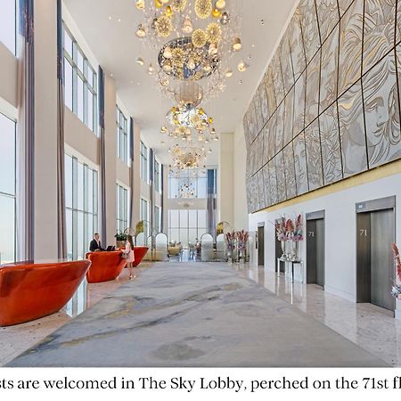 Sls Dubai Hotel & Residences Exterior foto The Sky Lobby