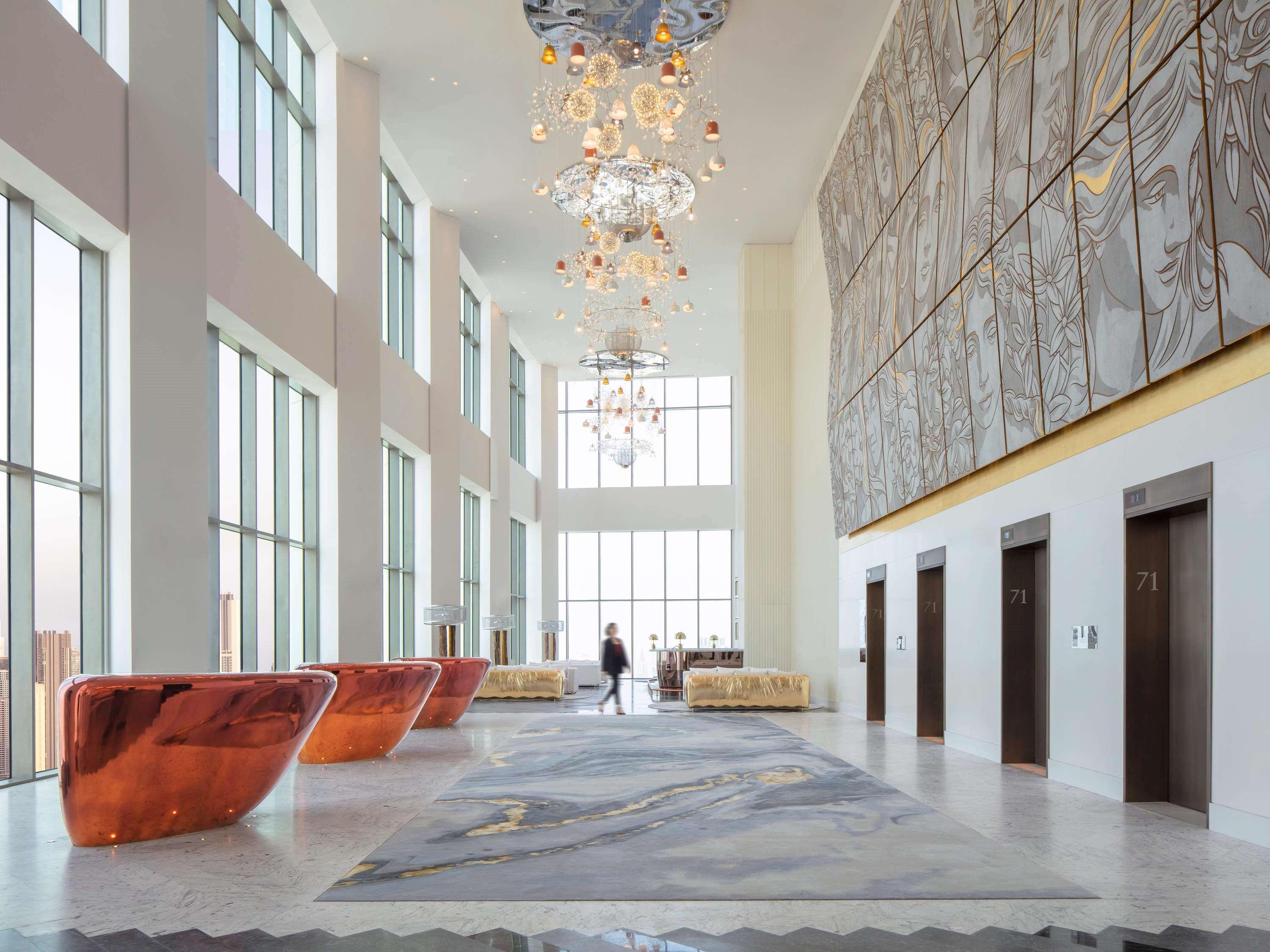 Sls Dubai Hotel & Residences Exterior foto Lobby