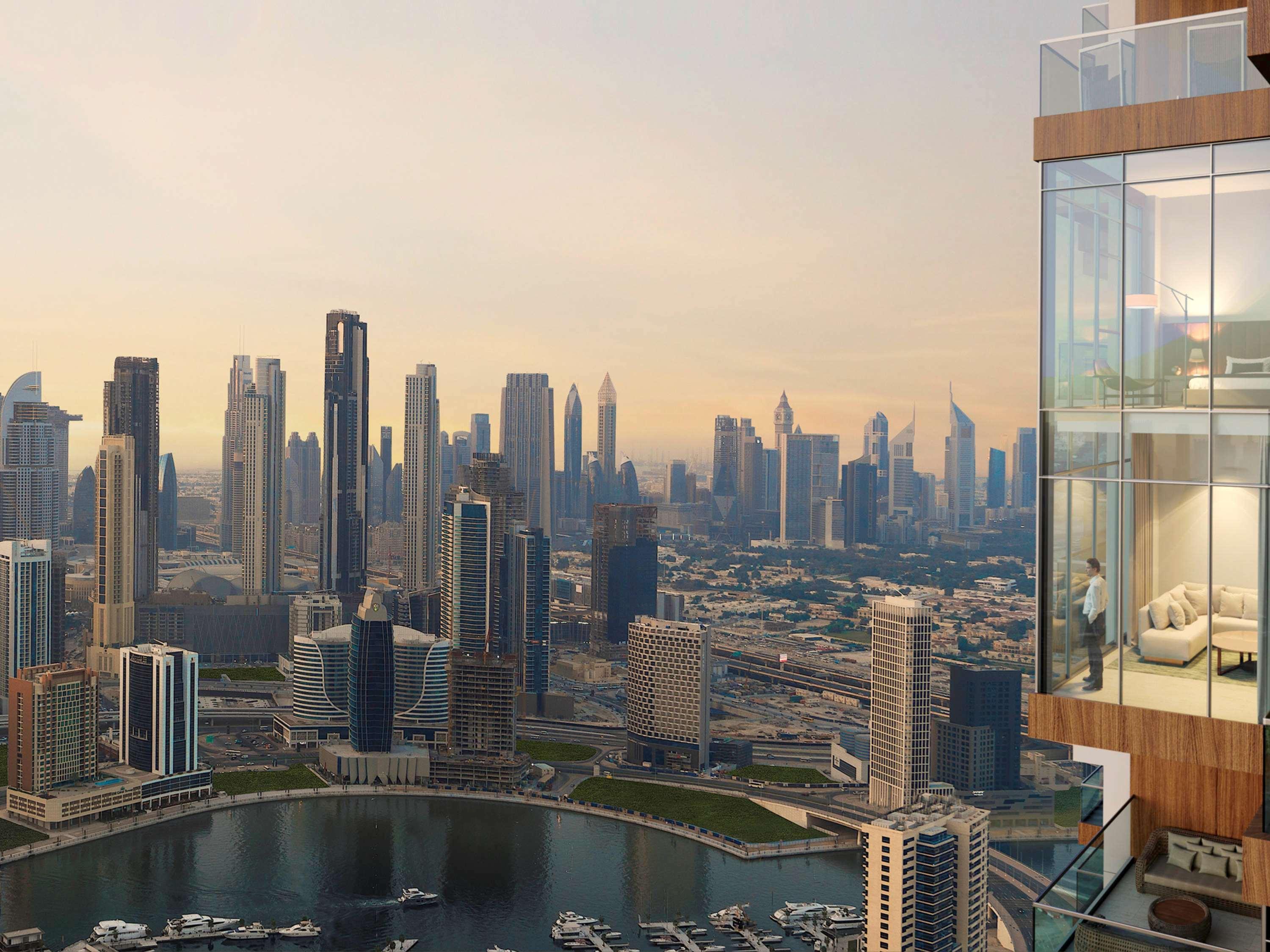 Sls Dubai Hotel & Residences Exterior foto View from the apartment