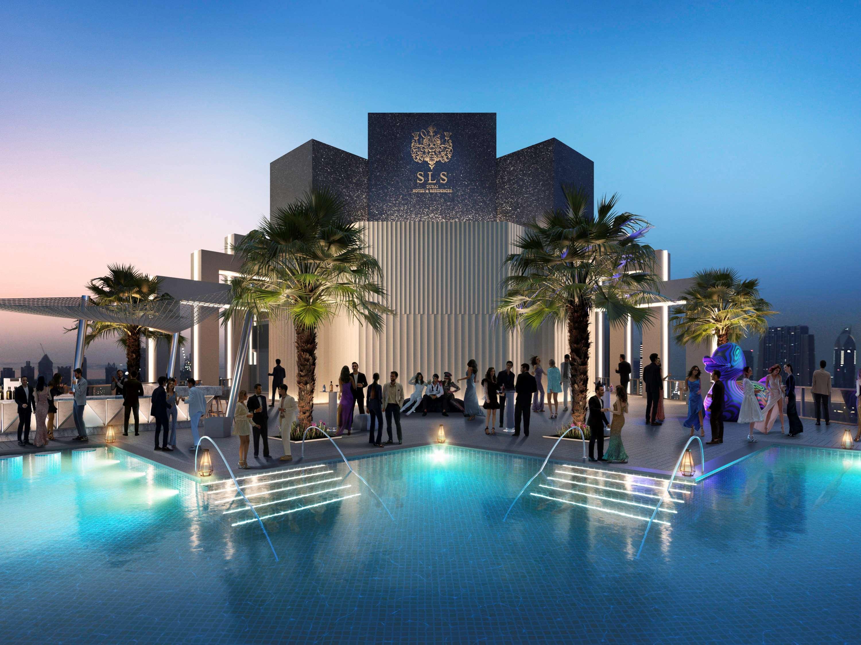 Sls Dubai Hotel & Residences Exterior foto The View at The Palm