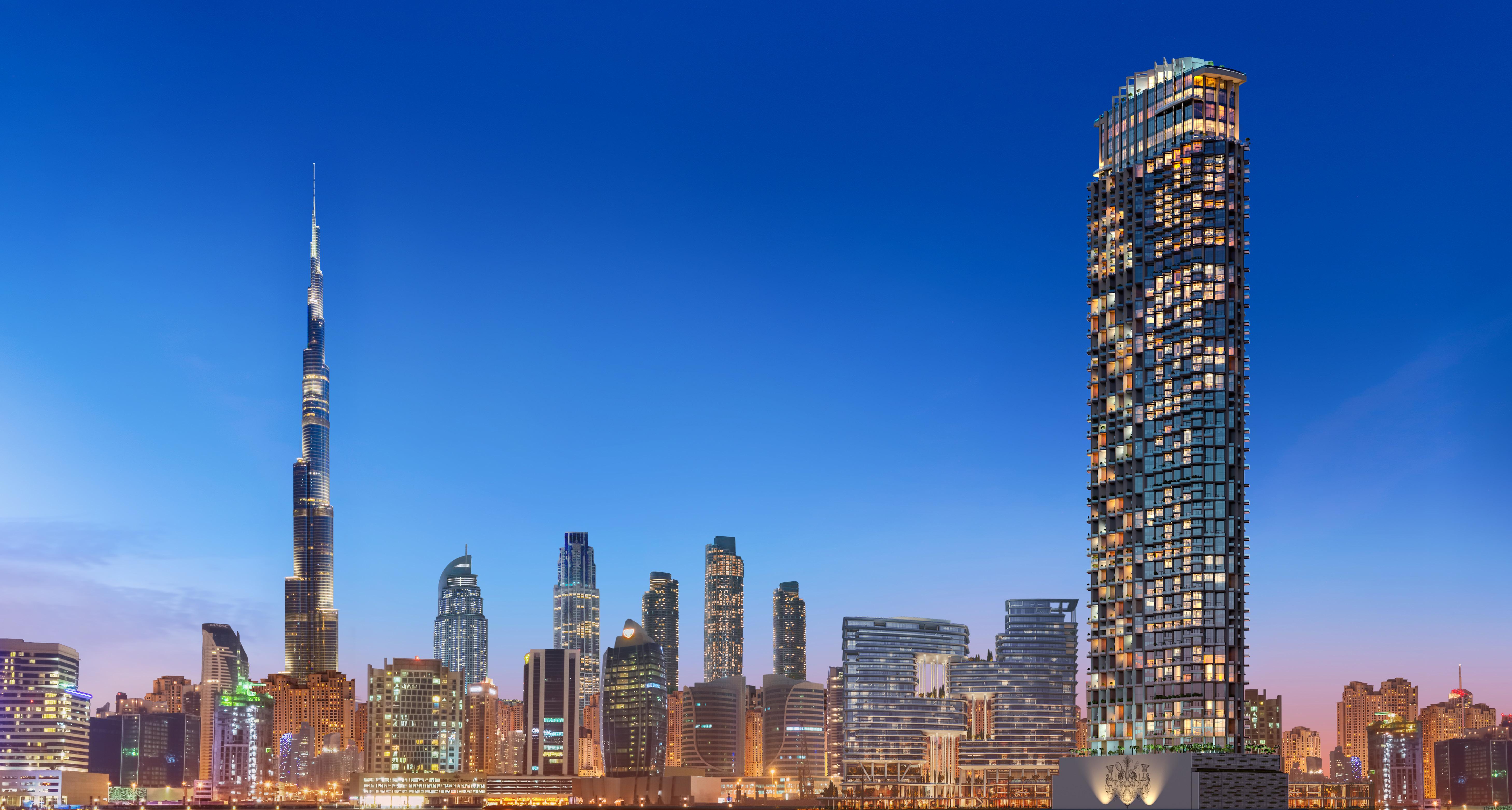 Sls Dubai Hotel & Residences Exterior foto The Address Downtown Dubai