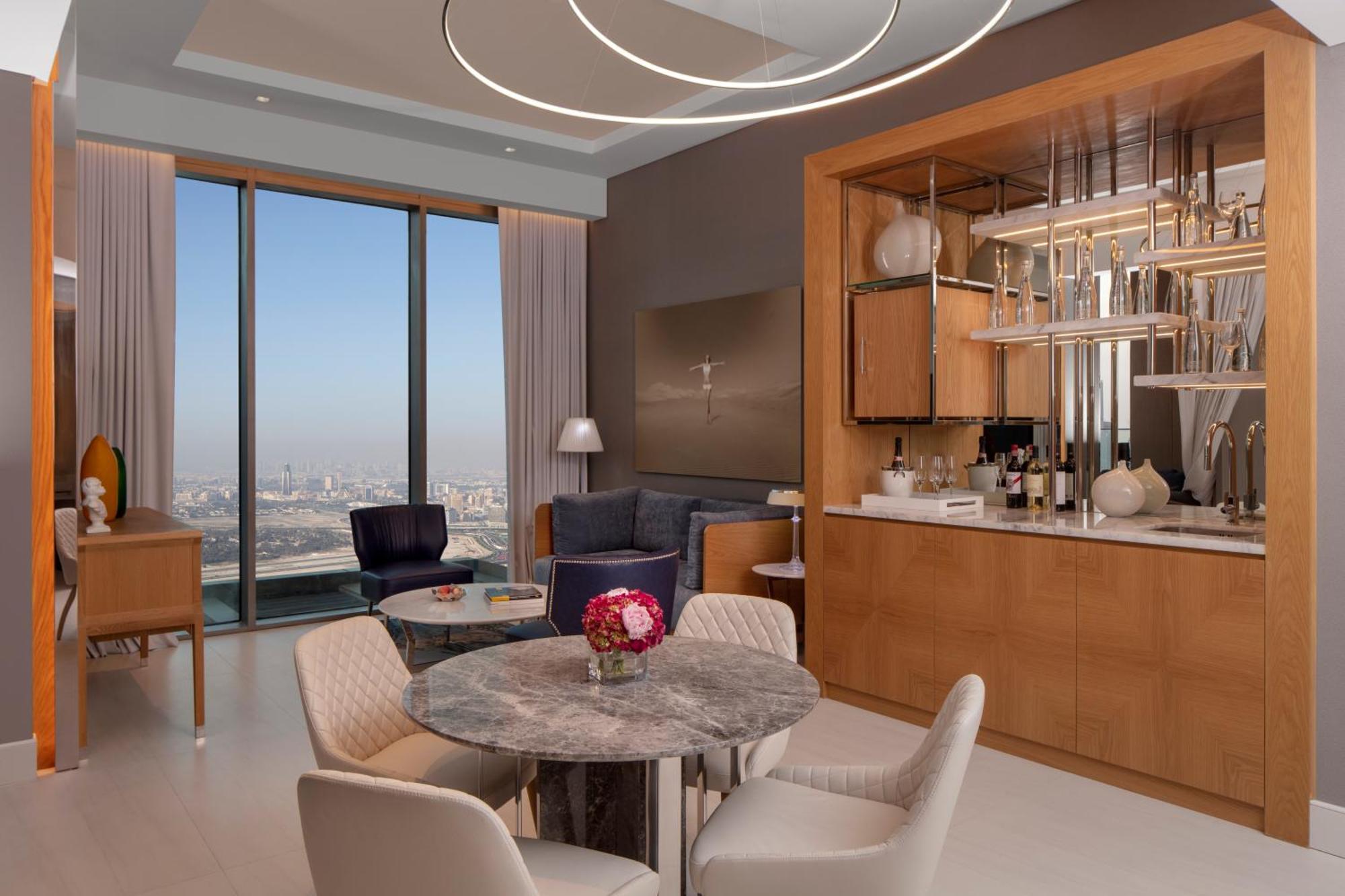 Sls Dubai Hotel & Residences Exterior foto A suite at the Ritz-Carlton, Downtown, Dubai