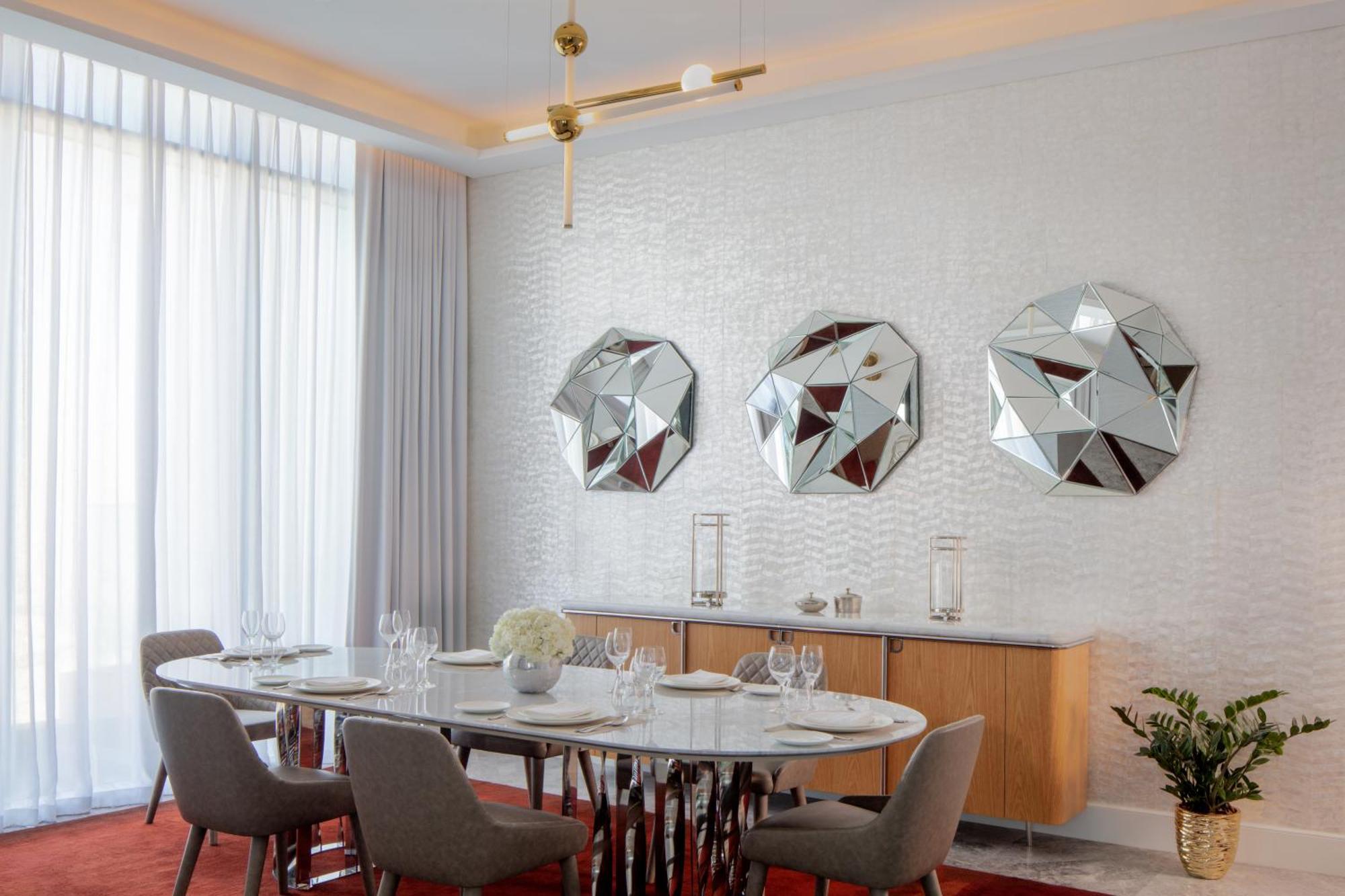 Sls Dubai Hotel & Residences Exterior foto Dining room