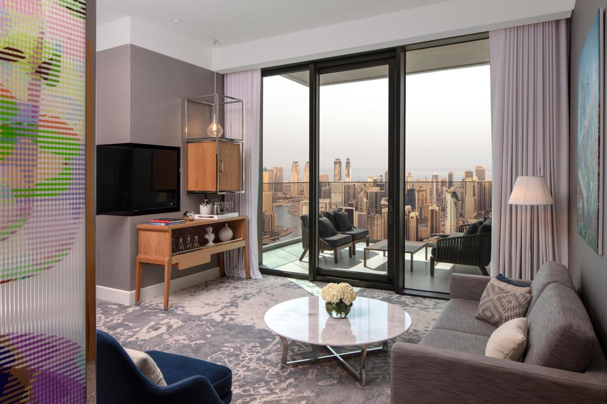 Sls Dubai Hotel & Residences Exterior foto A suite at the hotel